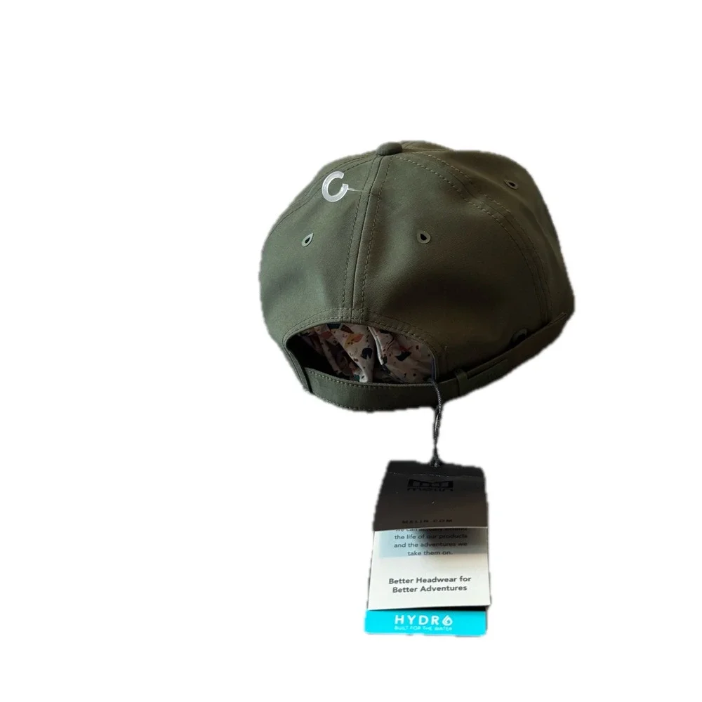 Melin Hydro The Legend Hat Military Classic Green Water Resistant Baseball Cap